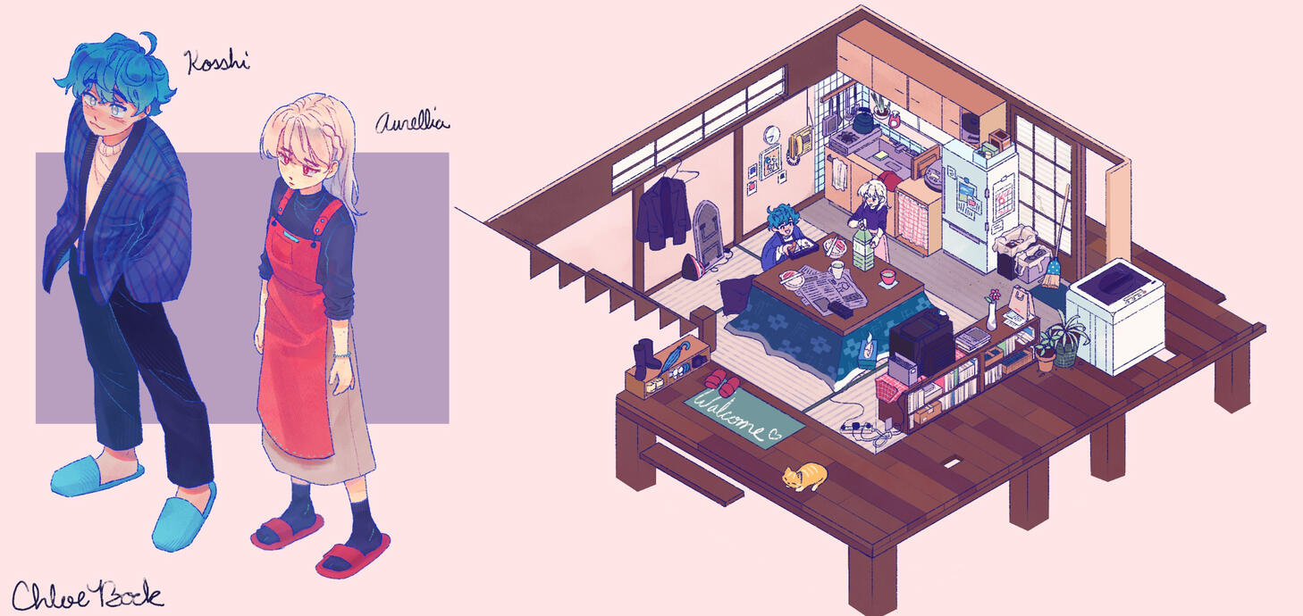 Kosshi &amp; Aurellia Isometric Home